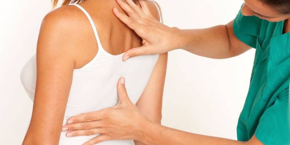 medical examination for breast osteochondrosis