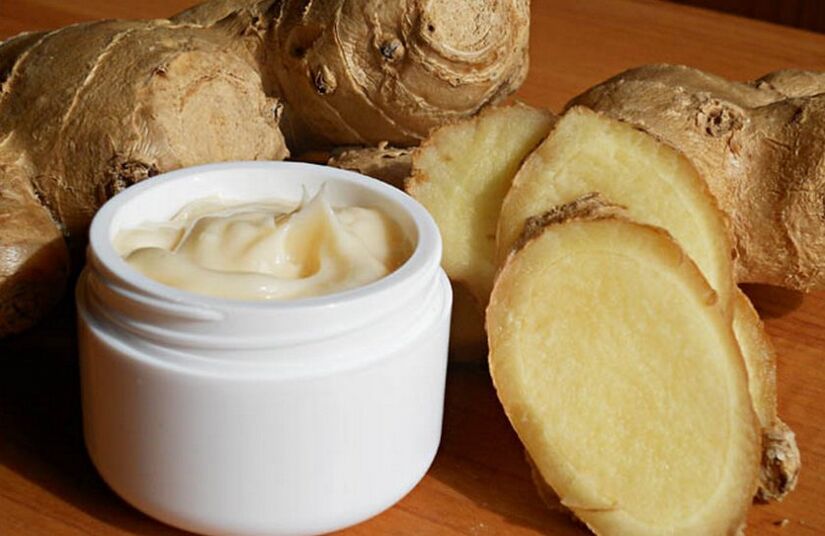 Ginger ointment used to treat cervical osteochondrosis