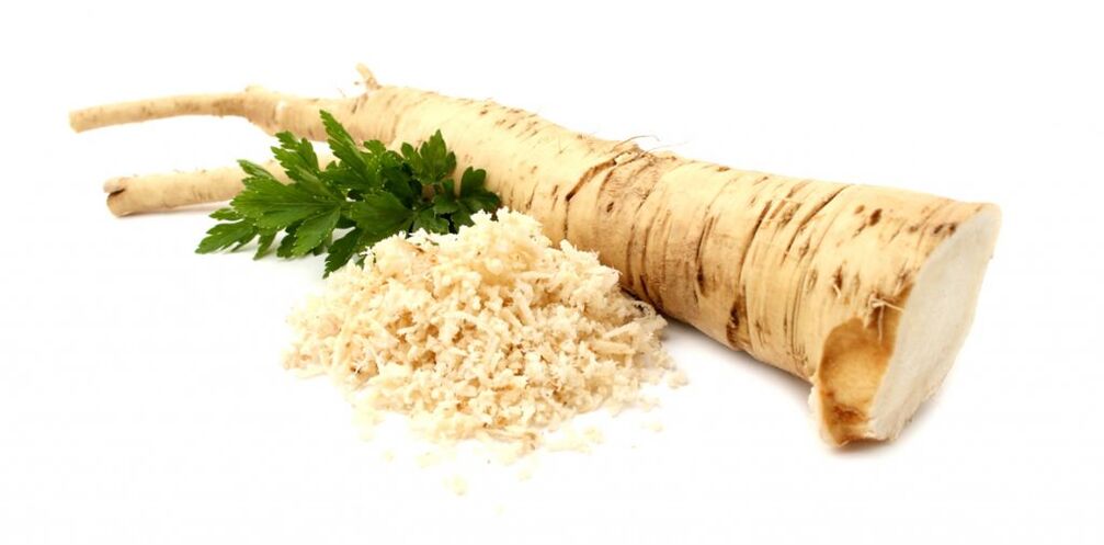 Rub with horseradish and elderberry for cervical osteochondrosis
