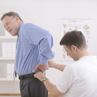 Back pain in the lumbar spine treatment