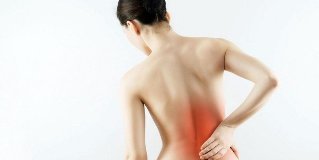 severe back pain in the lumbar area