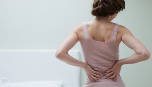 Back pain below the women