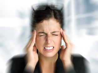 Dizziness and headaches often interfere with cervical osteochondrosis 