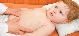 the back and abdomen in children hurts 